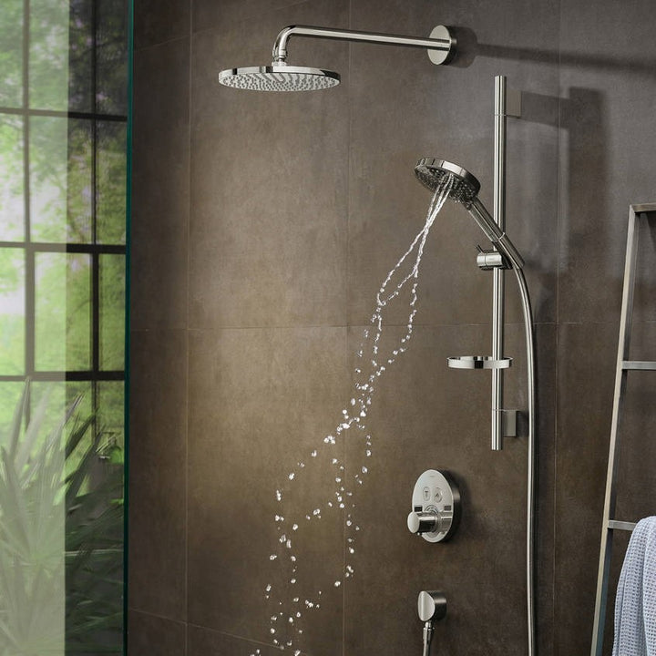 Hansgrohe ShowerSelect Round Thermostatic Mixer 2 Outlet