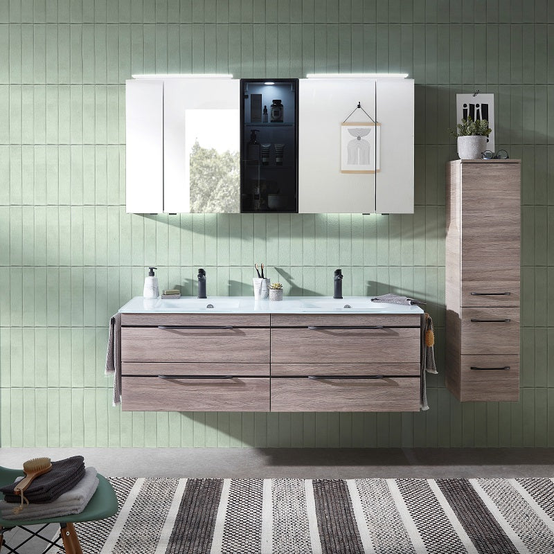 Pelipal Balto 1482mm Double Vanity Unit & Washbasin