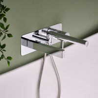 Riobel Paradox Wall Mounted Bath Shower Mixer In Chrome