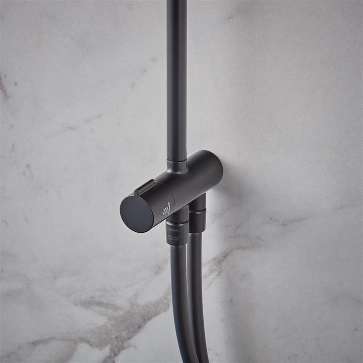 Hansgrohe Vernis Blend Showerpipe 200 1Jet Reno In Black