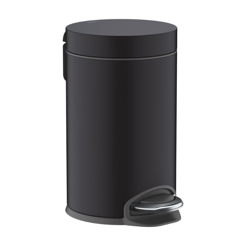 Hansgrohe AddStoris Matt Black 3 Litre Pedal Bin