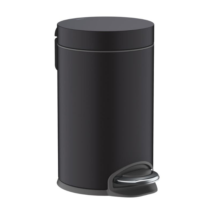 Hansgrohe AddStoris Matt Black 3 Litre Pedal Bin