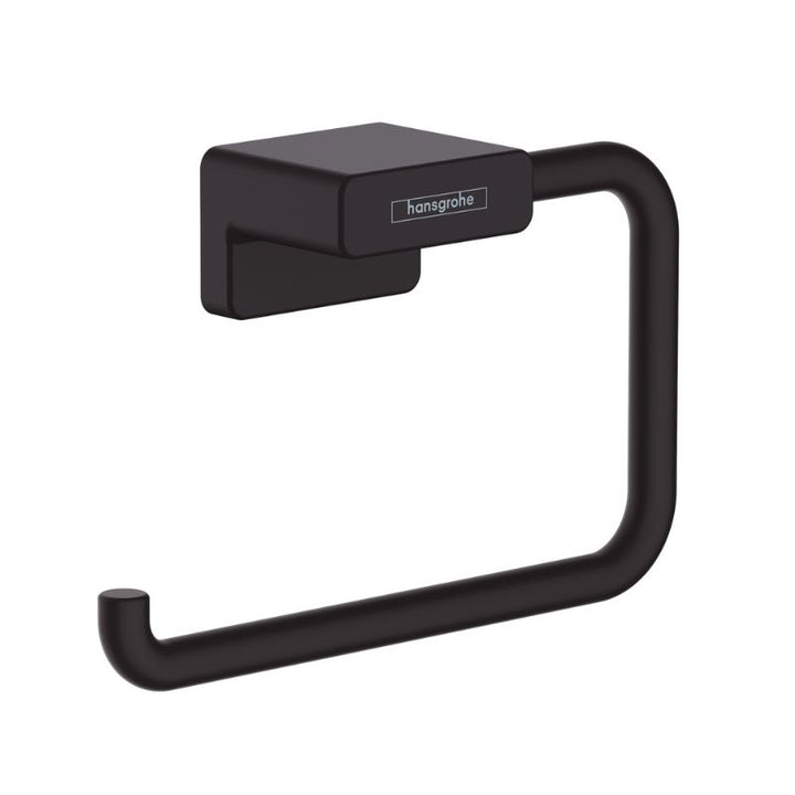 Hansgrohe AddStoris Toilet Roll Holder In Matt Black