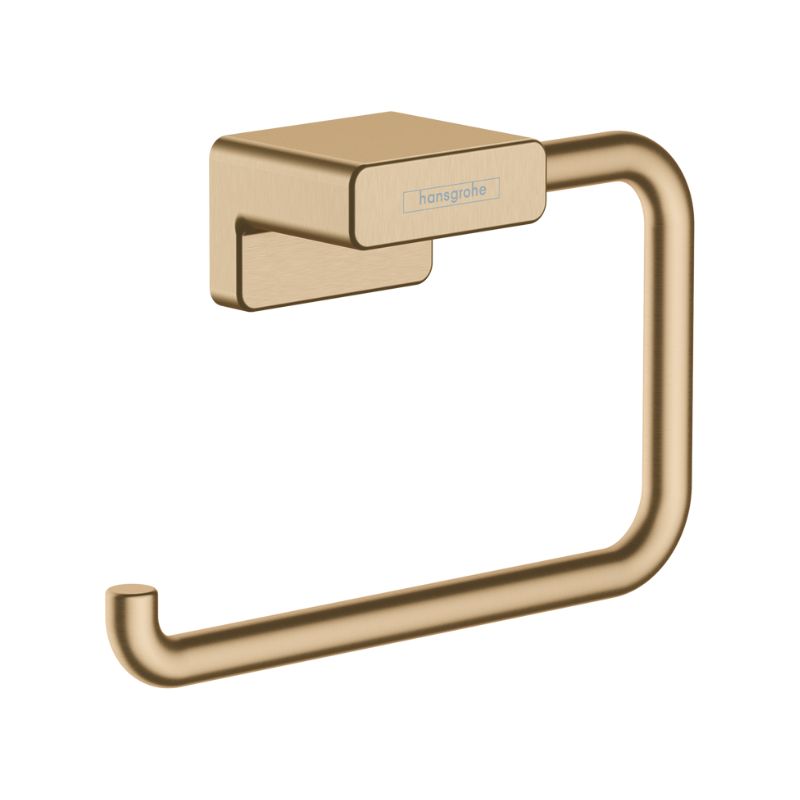 Hansgrohe AddStoris Toilet Roll Holder In Brushed Bronze