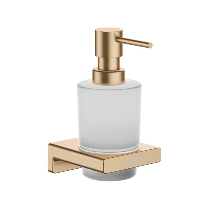 Hansgrohe AddStoris Liquid Soap Dispenser In Brushed Bronze