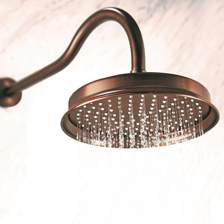 Flova Liberty 225mm Traditional Brass Rainshower Head