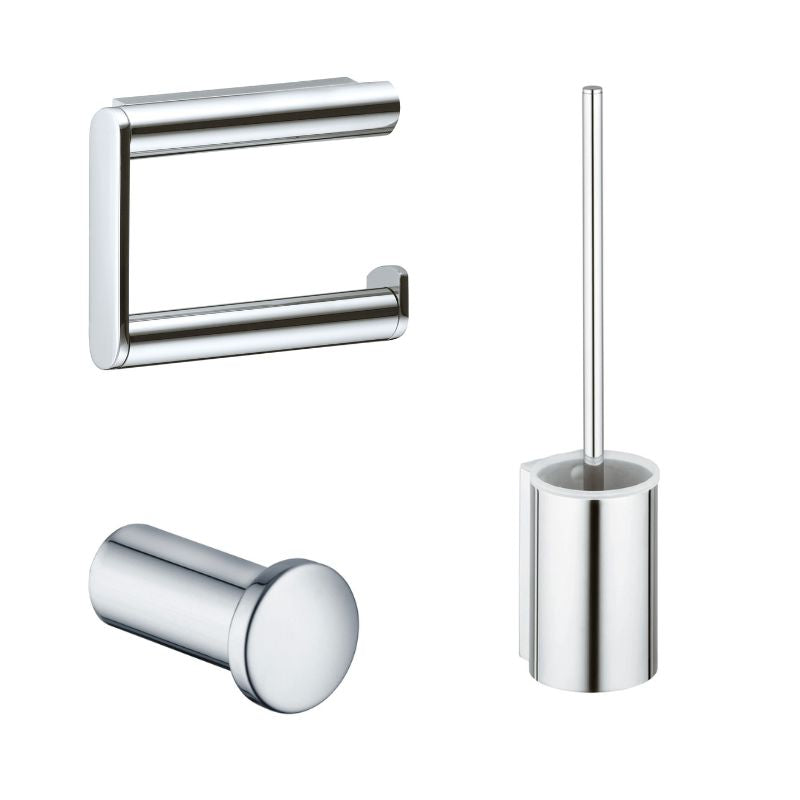 Keuco WC Accessory Set 3 Piece in Chrome