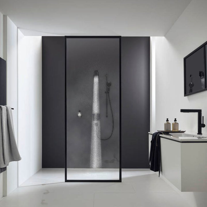 Hansgrohe Pulsify S Overhead Shower 105 1jet In Matt Black