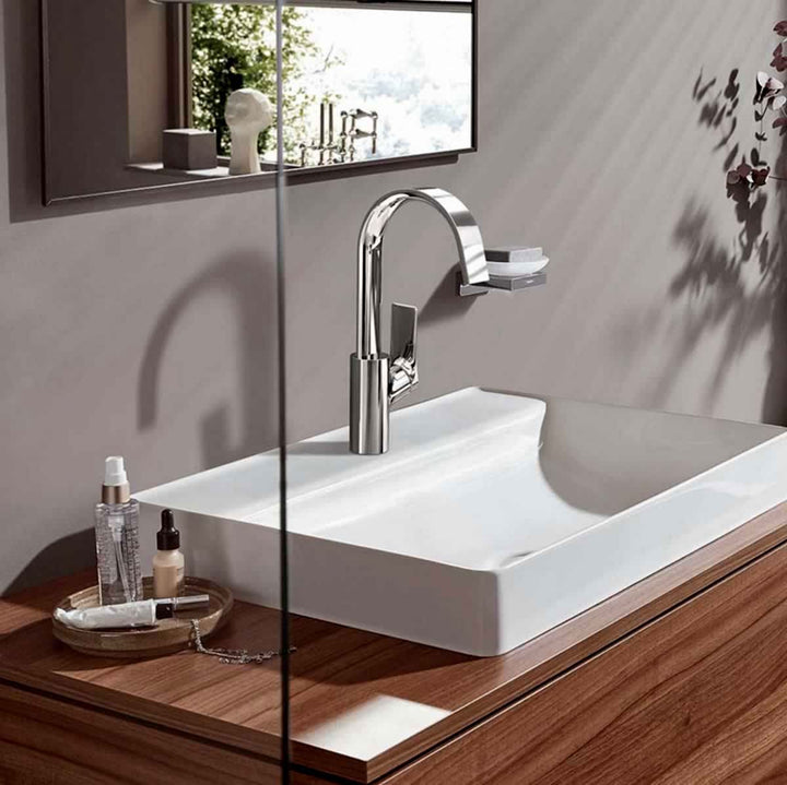 Hansgrohe Vivenis Basin Mixer 210 With Swivel Spout And Pop-Up Waste Set In Chrome