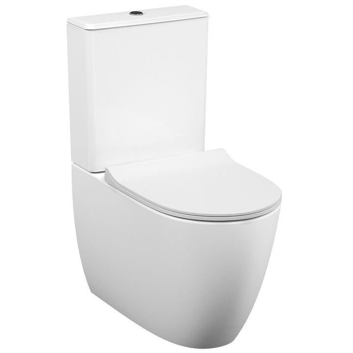 VitrA Sento Back To Wall Close Coupled Rimless Toilet