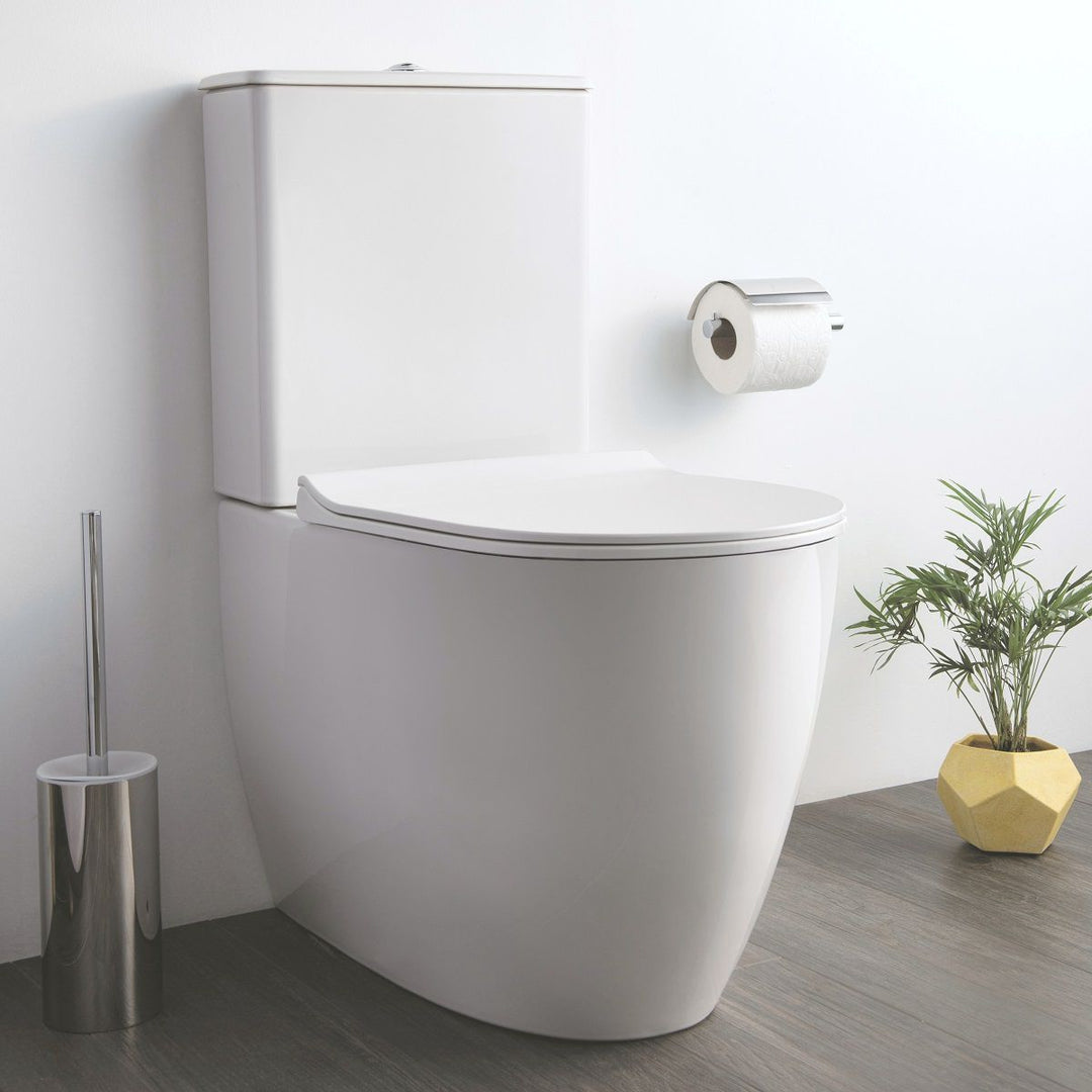 VitrA Sento Back To Wall Close Coupled Rimless Toilet