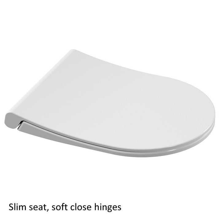 VitrA Sento Back To Wall Close Coupled Rimless Toilet