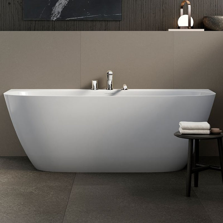 Victoria + Albert Lussari 1700mm Back To Wall Freestanding Bath