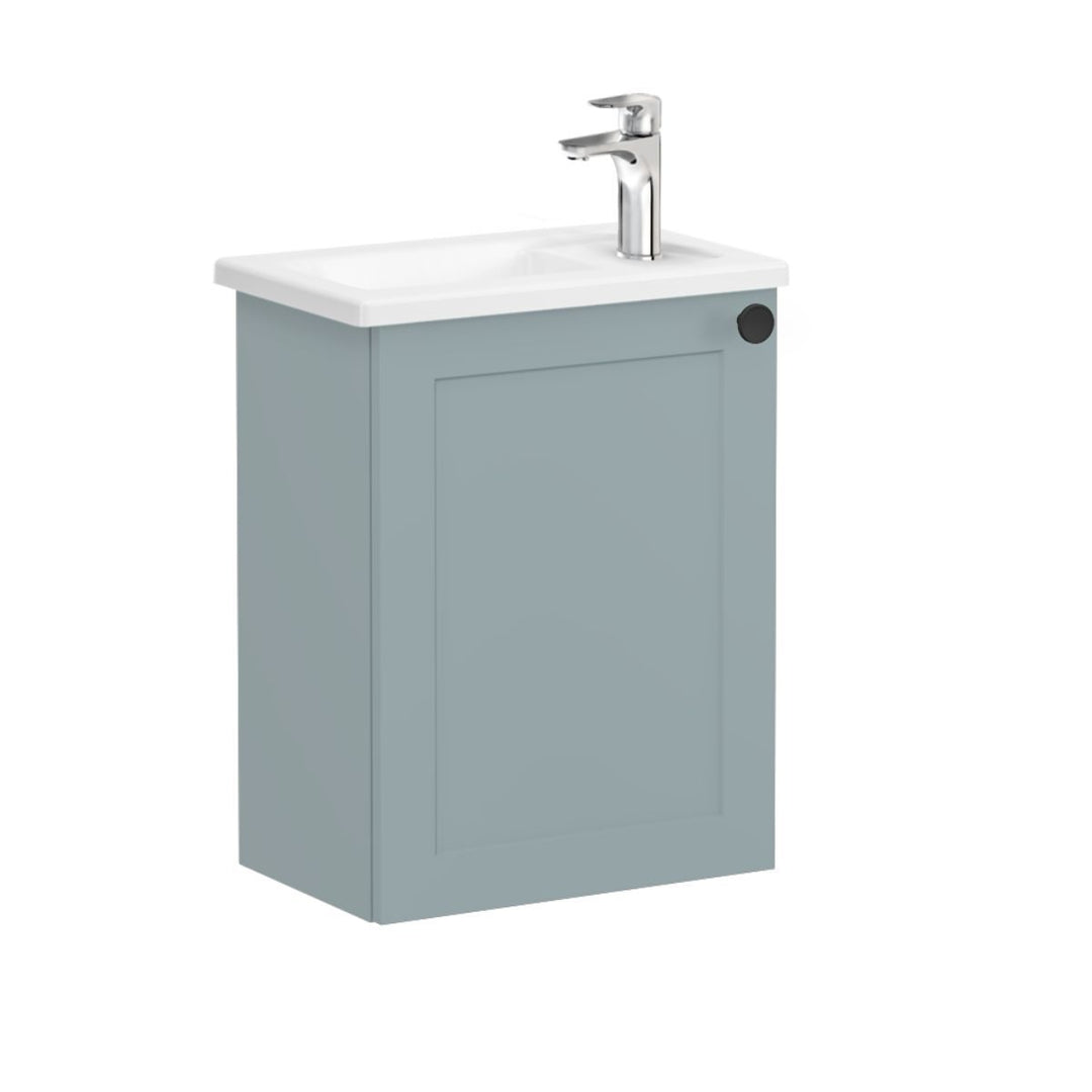 VitrA Root Classic Compact Washbasin Unit with Left-Hand Hinges