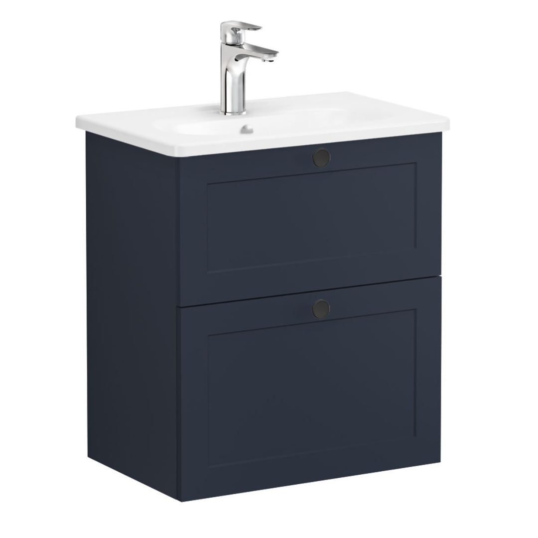 VitrA Root Classic Compact Washbasin Unit with 2 Drawers (60cm)