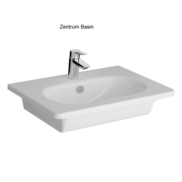 VitrA Root Classic Compact Washbasin Unit with 2 Drawers (60cm)