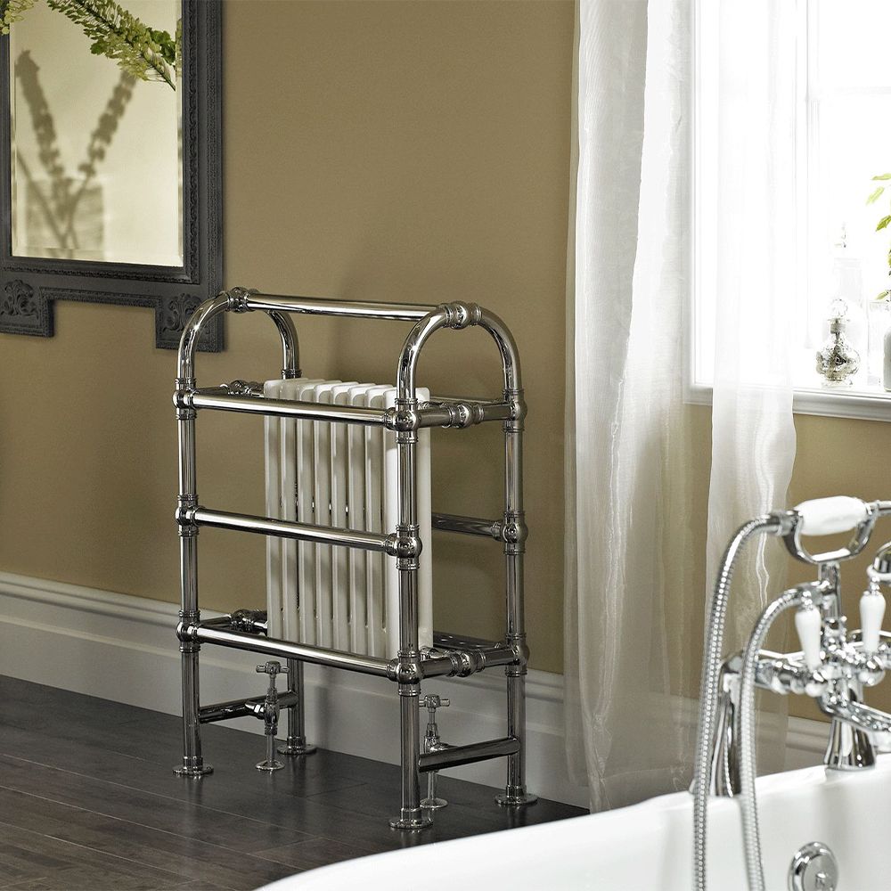 Vogue Baroque LG Ball Joint 900mm x 675mm Towel Rail