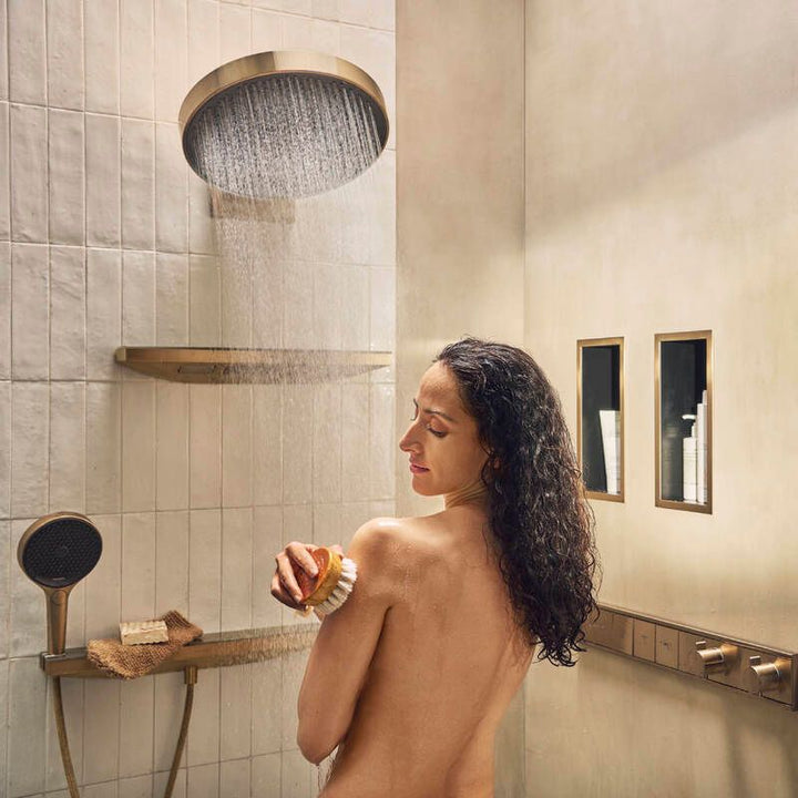 Hansgrohe Rainfinity Hand Shower In Brushed Bronze