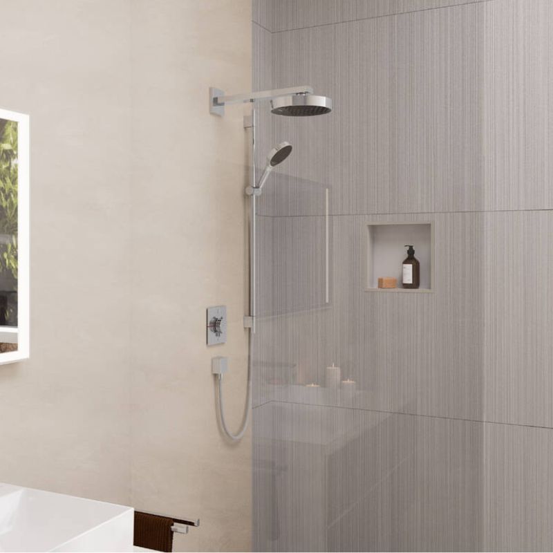 Hansgrohe Rainfinity 3jet EcoSmart Shower Set In Chrome