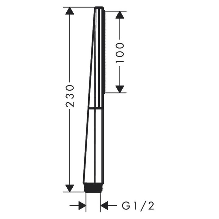 Hansgrohe Rainfinity 1jet Baton Hand Shower In Chrome