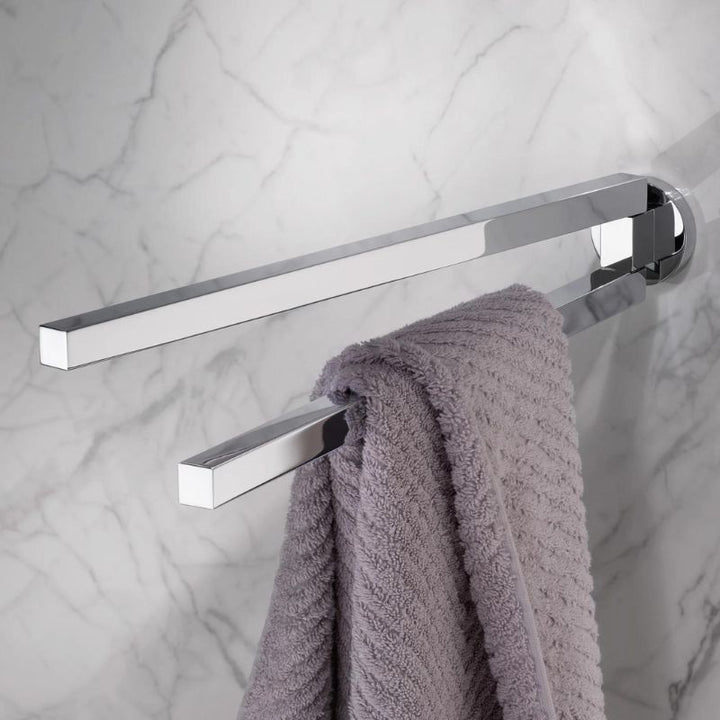 Keuco Edition 90 Towel Holder 2 Arms In Chrome