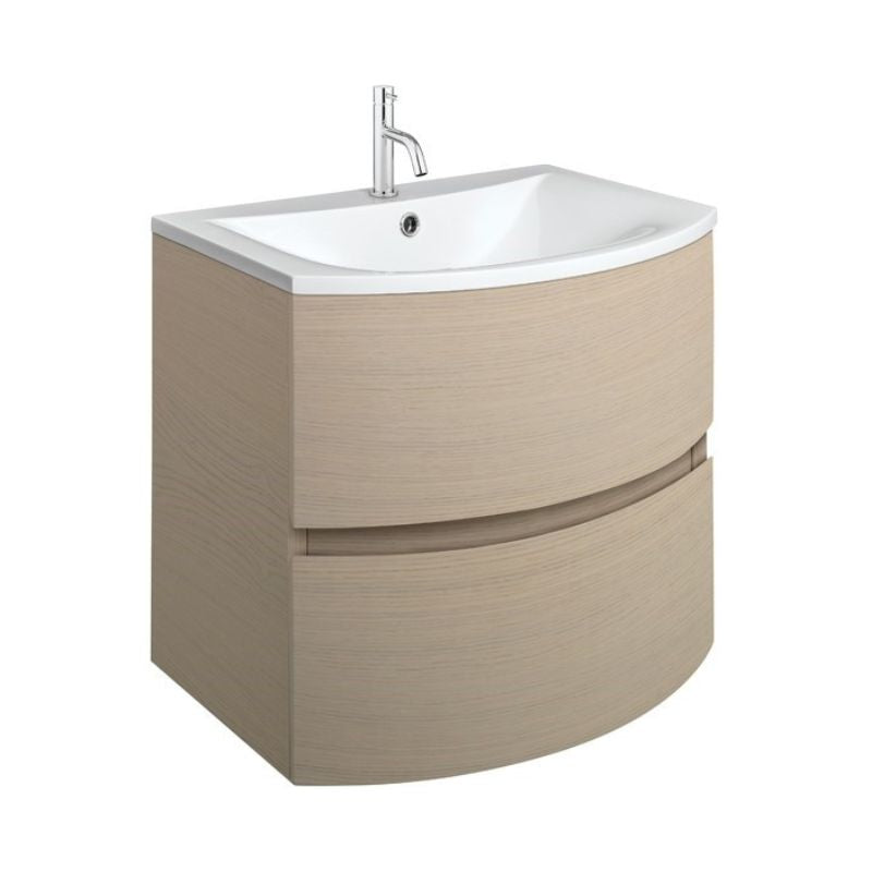 Crosswater Svelte 600mm Vanity Unit & Cast Mineral Marble Basin