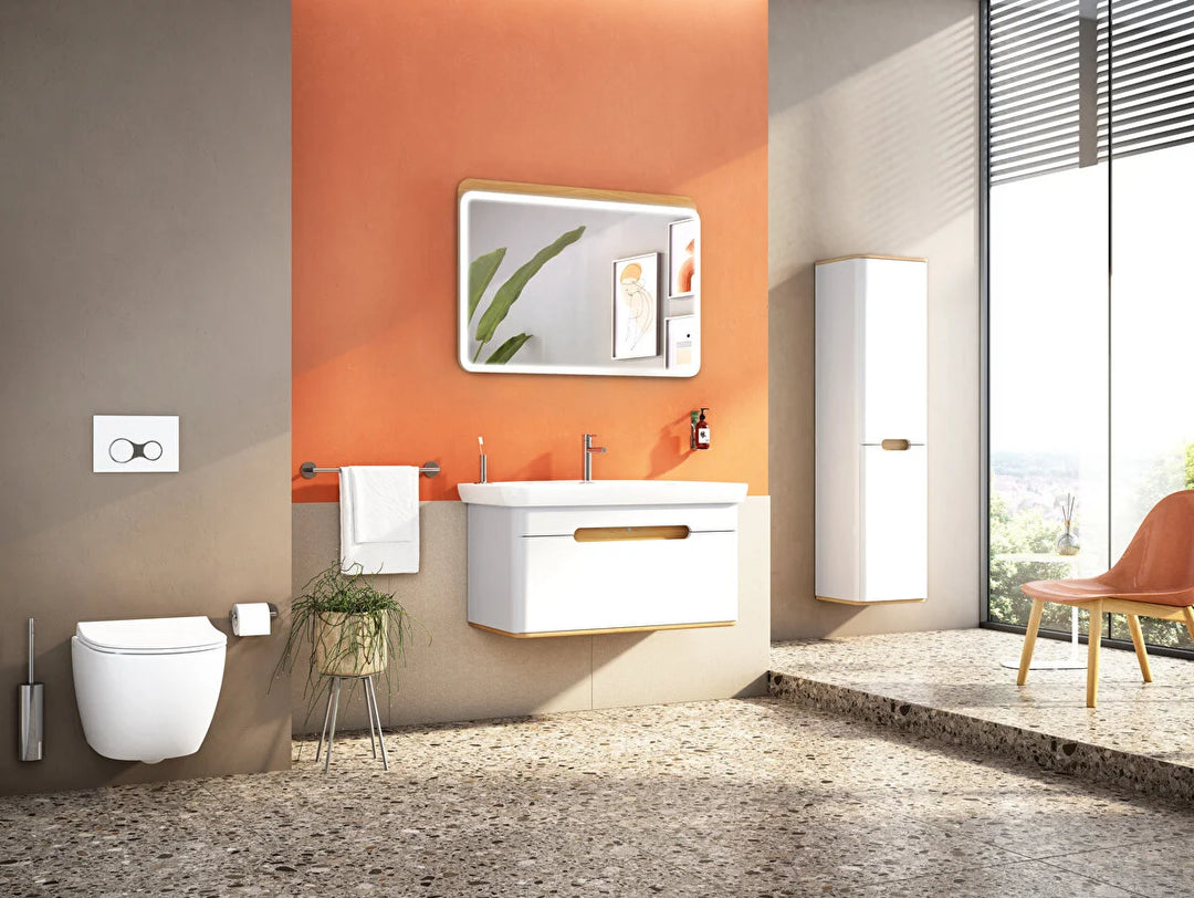 VitrA Sento Rimless Wall Hung Toilet & Seat