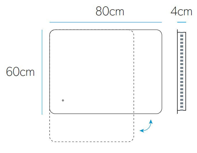 HIB Ambience 60 LED Ambient Mirror