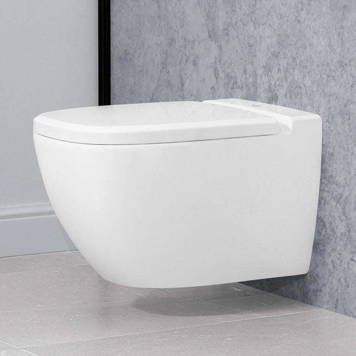 Villeroy & Boch Antheus Wall Hung Rimless Toilet & Soft Close Seat