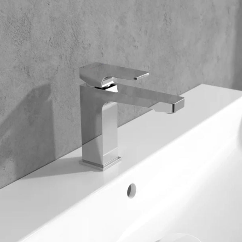 Villeroy & Boch Architectura Square Single Lever Basin Mixer In Chrome