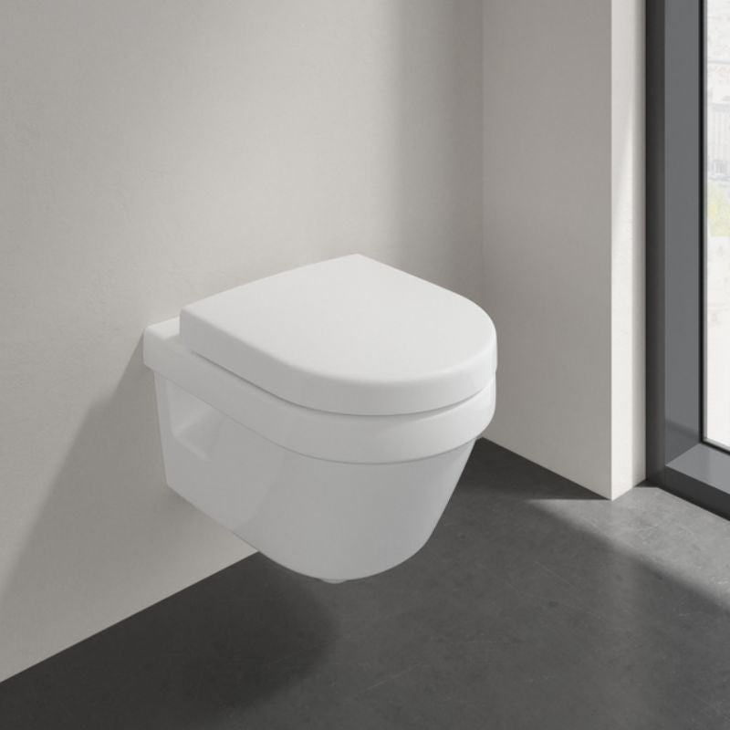 Villeroy & Boch Architectura Rimless Compact Wall Hung Toilet & Soft Close Seat