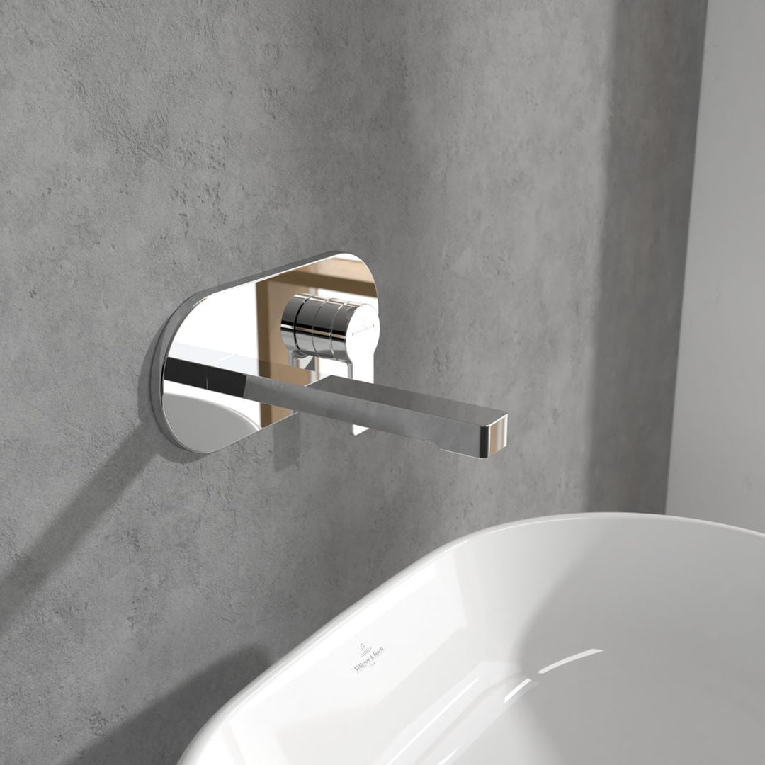 Villeroy & Boch Architectura Wall Mounted Single Lever Basin Mixer Chrome