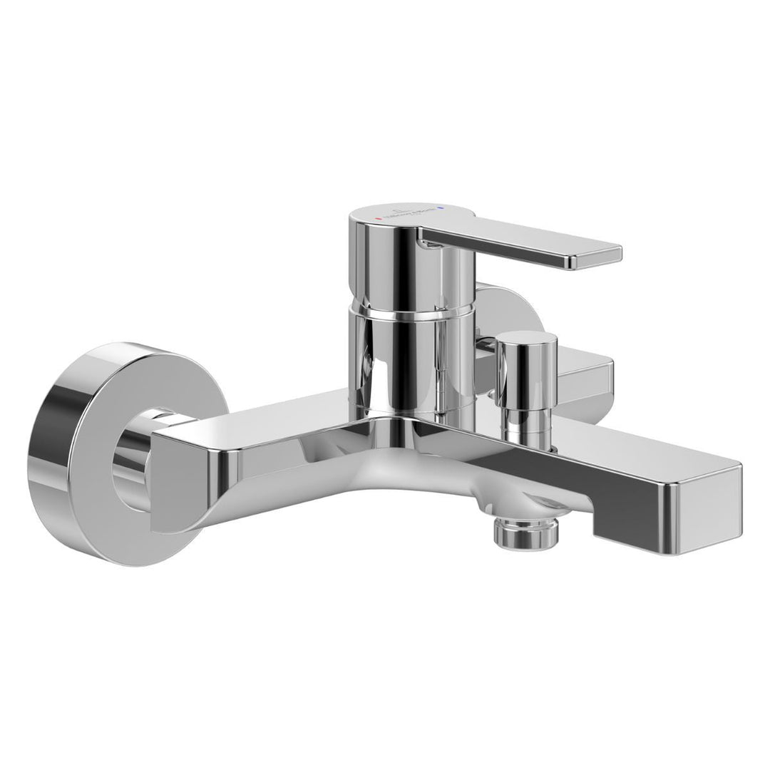 Villeroy & Boch Architectura Wall Mounted Single Lever Bath Shower Mixer In Chrome