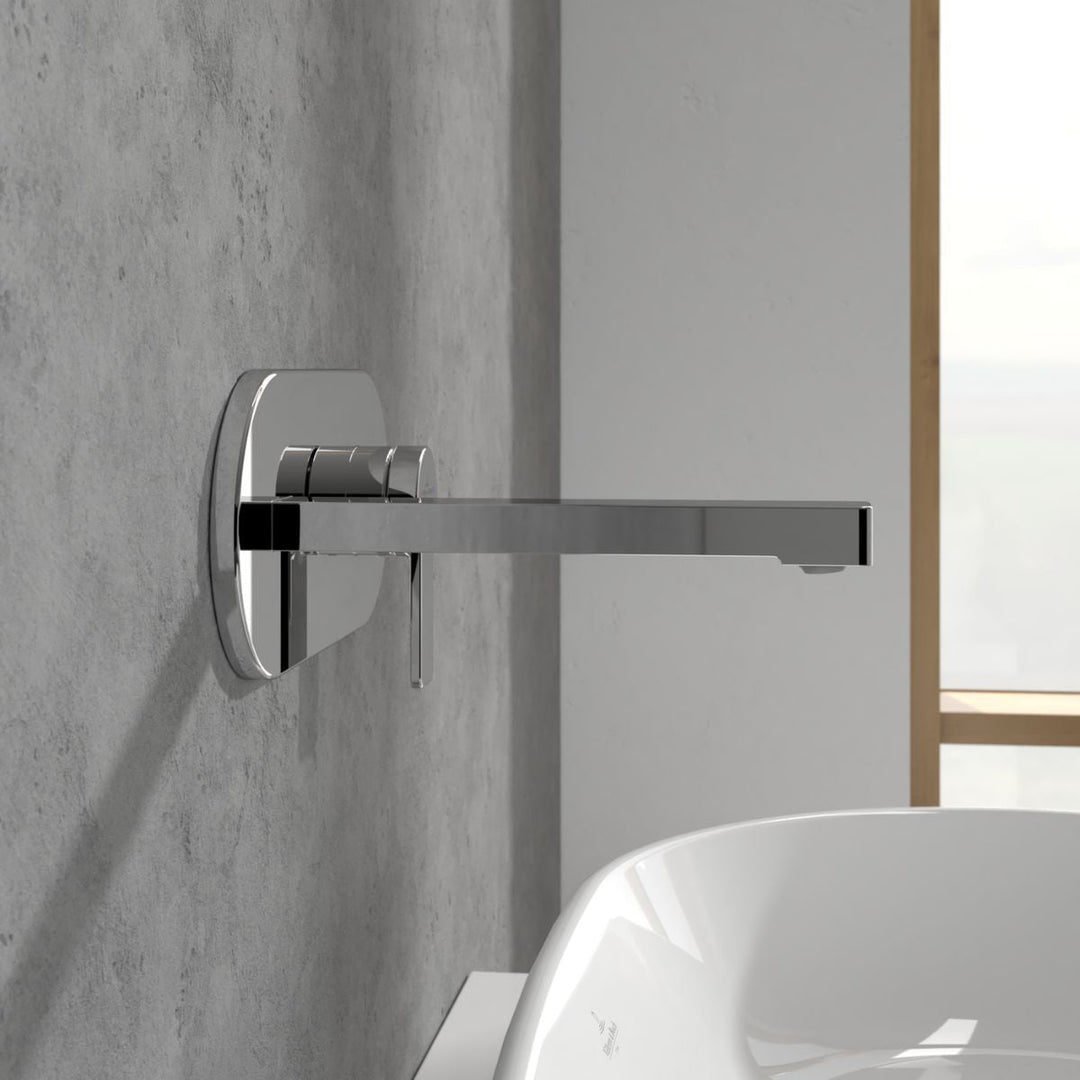 Villeroy & Boch Architectura Wall Mounted Single Lever Basin Mixer Chrome