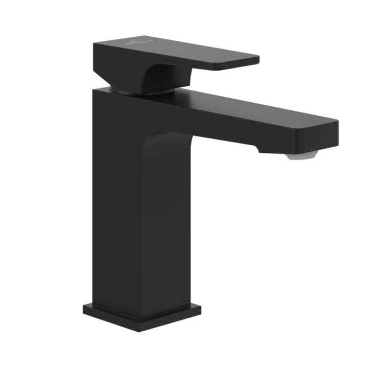 Villeroy & Boch Architectura Square Single Lever Basin Mixer In Matt Black