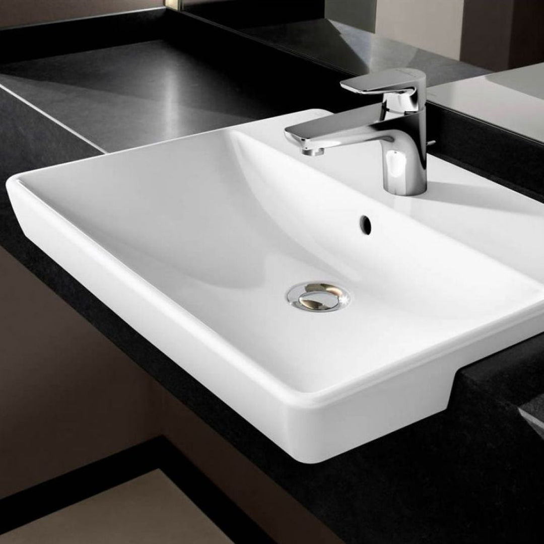 Villeroy & Boch Avento 550 x 440mm 1TH Semi-Recessed Basin