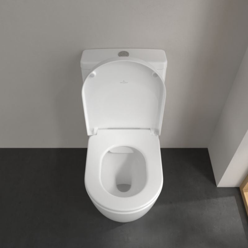 Villeroy & Boch Avento Rimless Close Coupled Toilet & Soft Close Seat