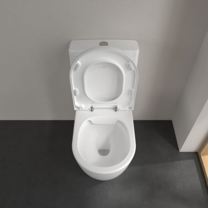 Villeroy & Boch Avento Rimless Close Coupled Toilet & Soft Close Seat