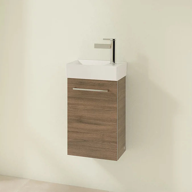 Villeroy & Boch Avento 360mm Wall Hung Vanity Unit with Left Bowl Basin