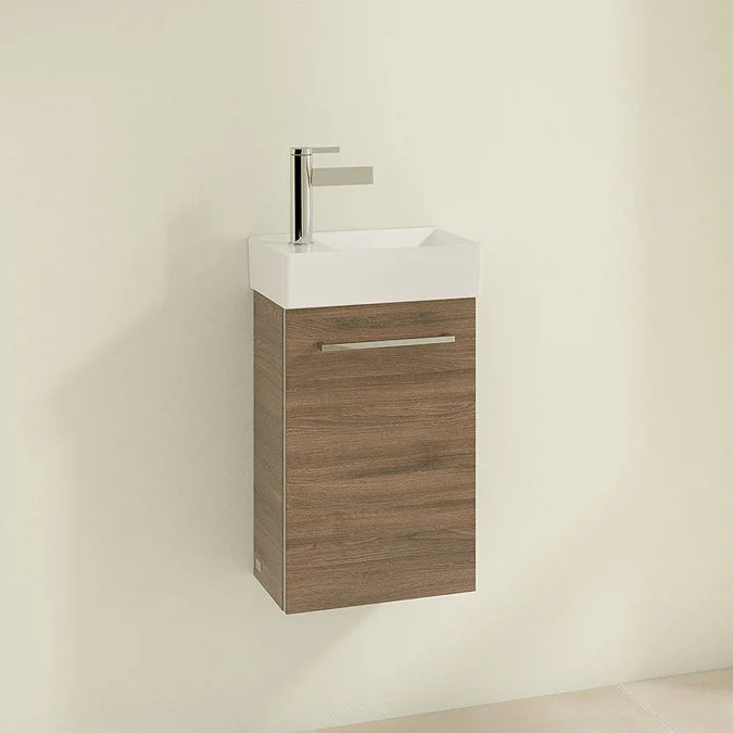 Villeroy & Boch Avento 360mm Wall Hung Vanity Unit with Right Bowl Basin