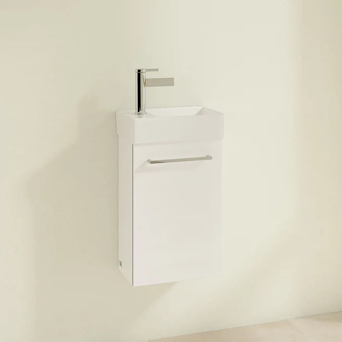 Villeroy & Boch Avento 360mm Wall Hung Vanity Unit with Right Bowl Basin