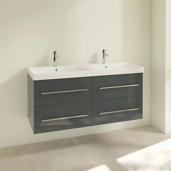 Villeroy & Boch Avento 1200mm Wall Hung Double Vanity Unit & Washbasin