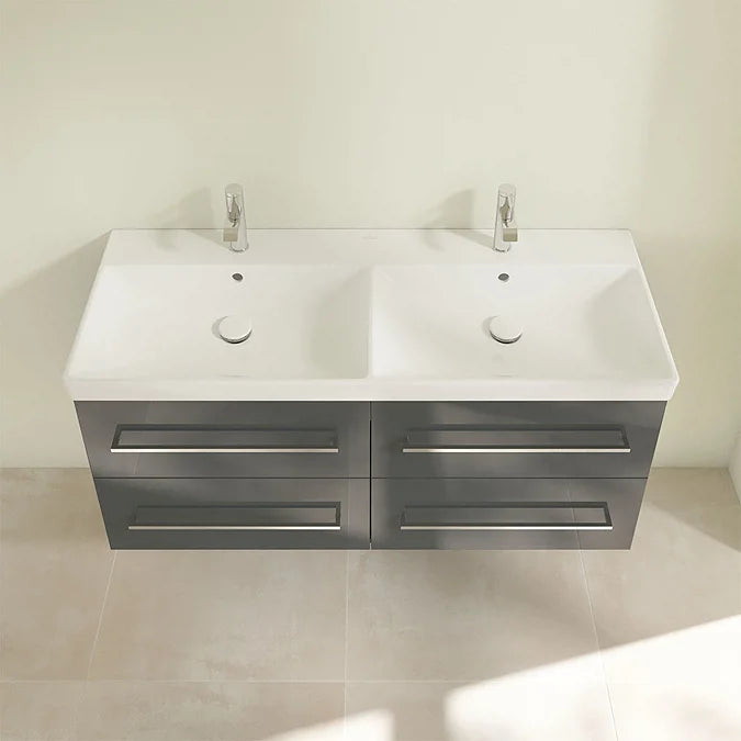 Villeroy & Boch Avento 1200mm Wall Hung Double Vanity Unit & Washbasin