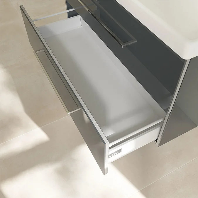 Villeroy & Boch Avento 1000mm Wall Hung 2 Drawer Vanity Unit & 2 Tap Hole Washbasin