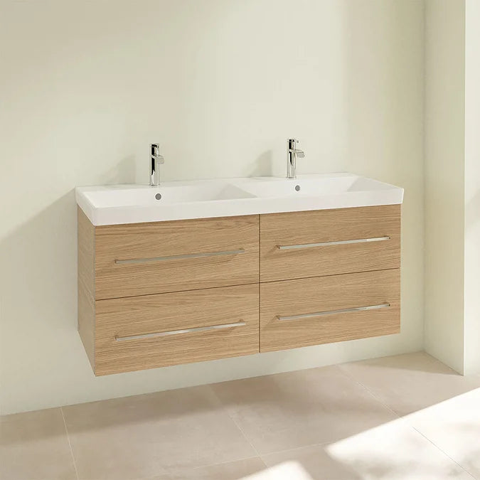 Villeroy & Boch Avento 1200mm Wall Hung Double Vanity Unit & Washbasin