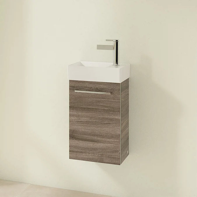 Villeroy & Boch Avento 360mm Wall Hung Vanity Unit with Left Bowl Basin