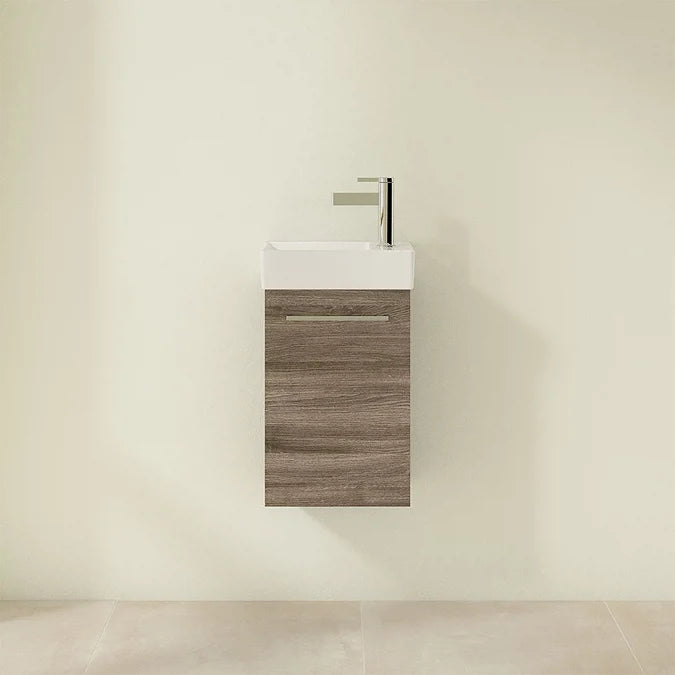 Villeroy & Boch Avento 360mm Wall Hung Vanity Unit with Left Bowl Basin