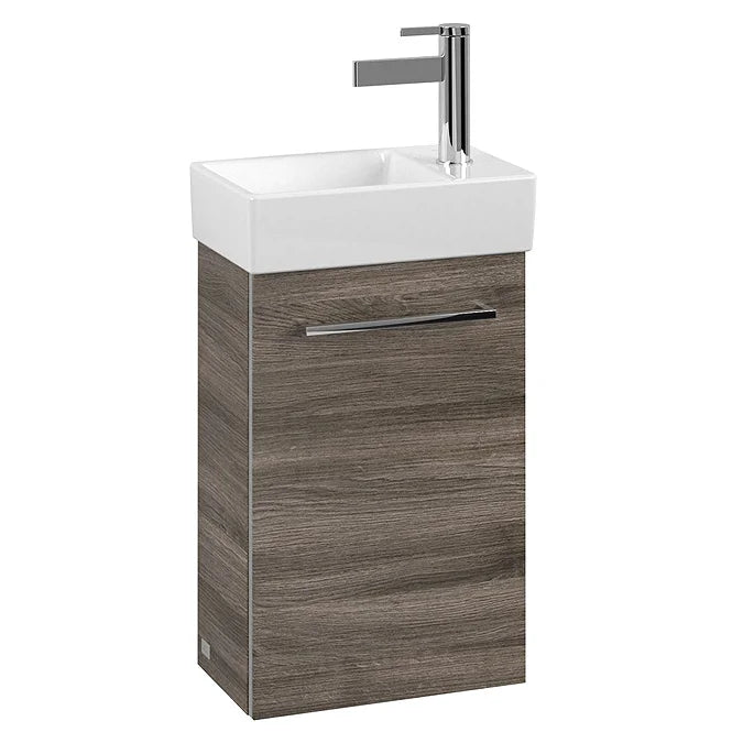 Villeroy & Boch Avento 360mm Wall Hung Vanity Unit with Left Bowl Basin