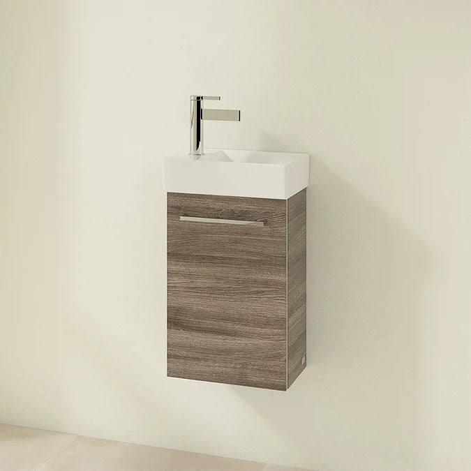 Villeroy & Boch Avento 360mm Wall Hung Vanity Unit with Right Bowl Basin