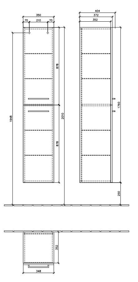 Villeroy & Boch Avento Tall Cabinet